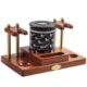 Vintage Pipe Stand With Tobacco Jar