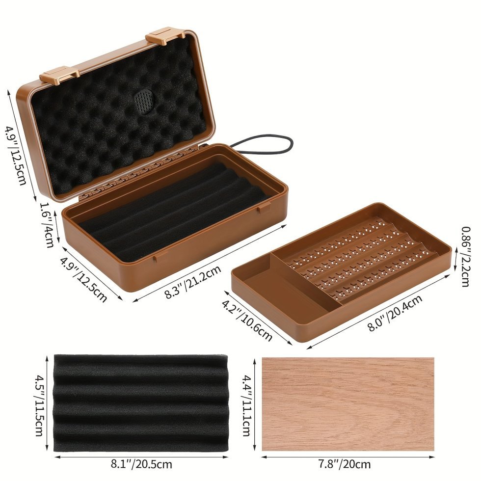 Double Layer Travel Humidor