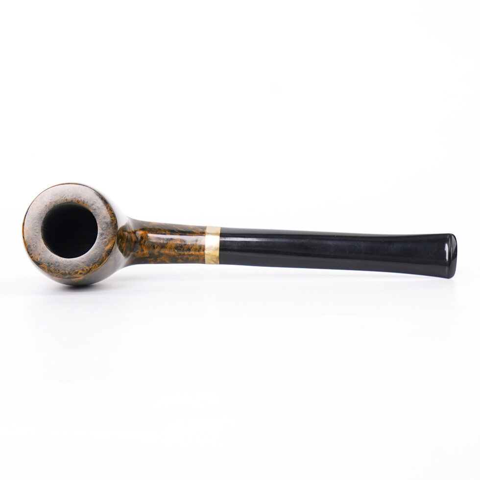 Briar Wood Pipe With Metal Accents