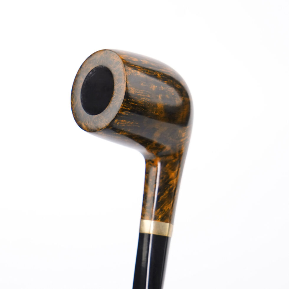 Briar Wood Pipe With Metal Accents