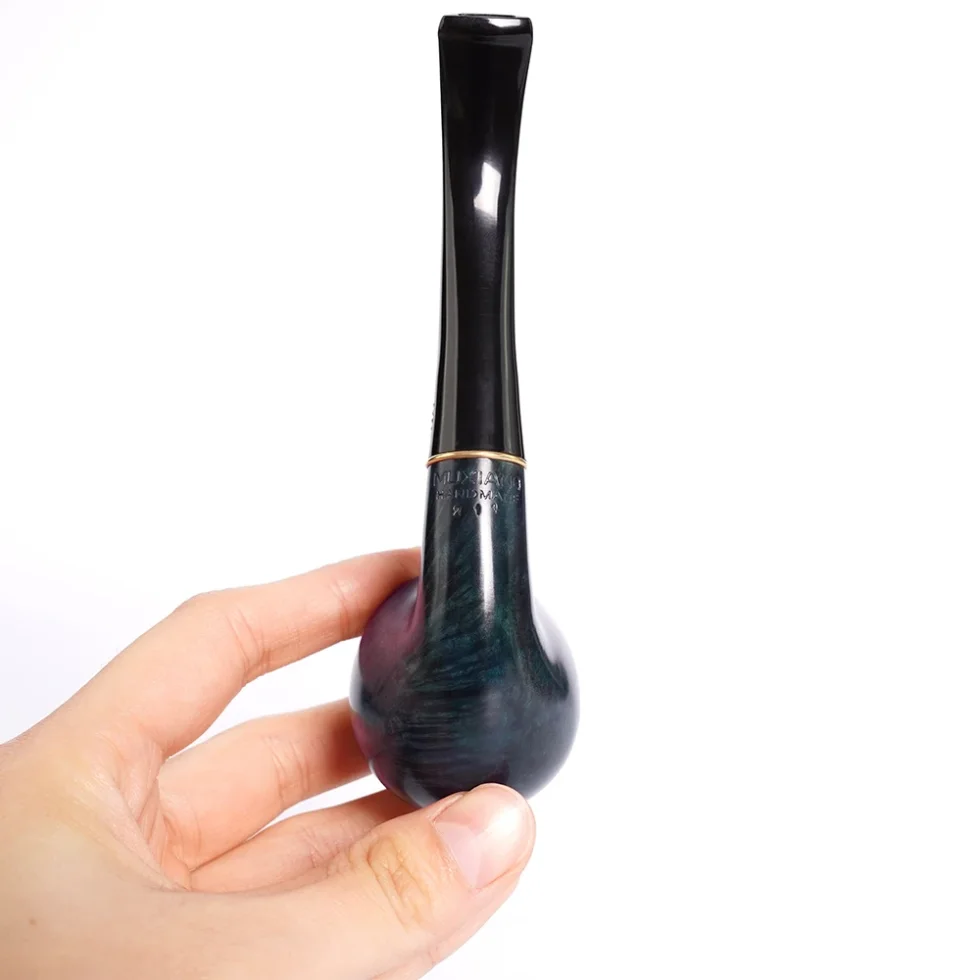 Blue-Tobacco-Pipe-Italian-Made-Naturally-Stained-Handcrafted-Tobacco-Pipes-Briar-Wood-Pipe-Sherlock-Holmes-curved