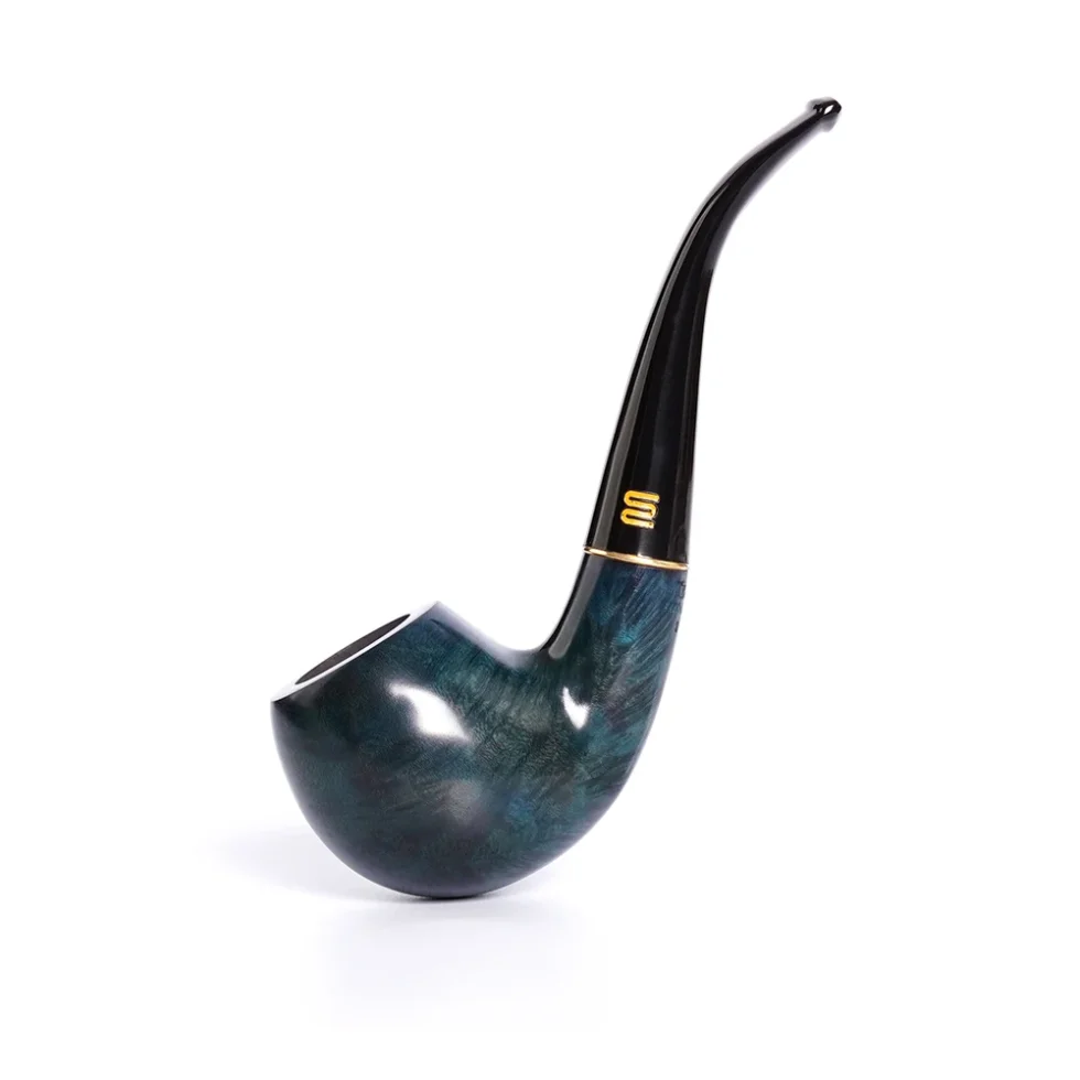 sherlock holmes bent tobacco pipe