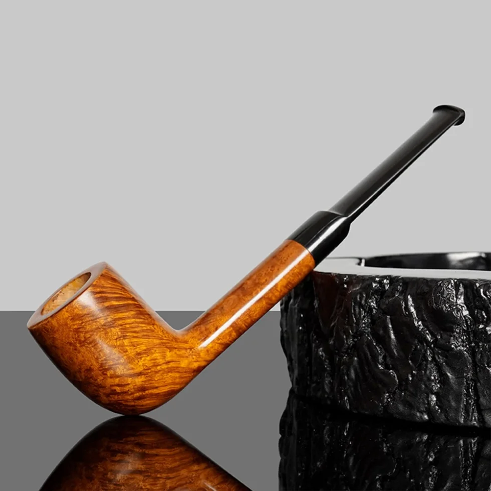 Straight Stem Billiard Tobacco Pipe