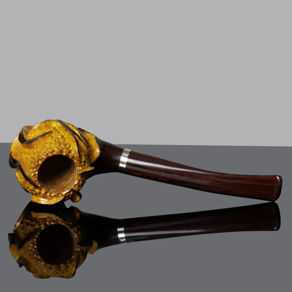 vintage hand carved pipes