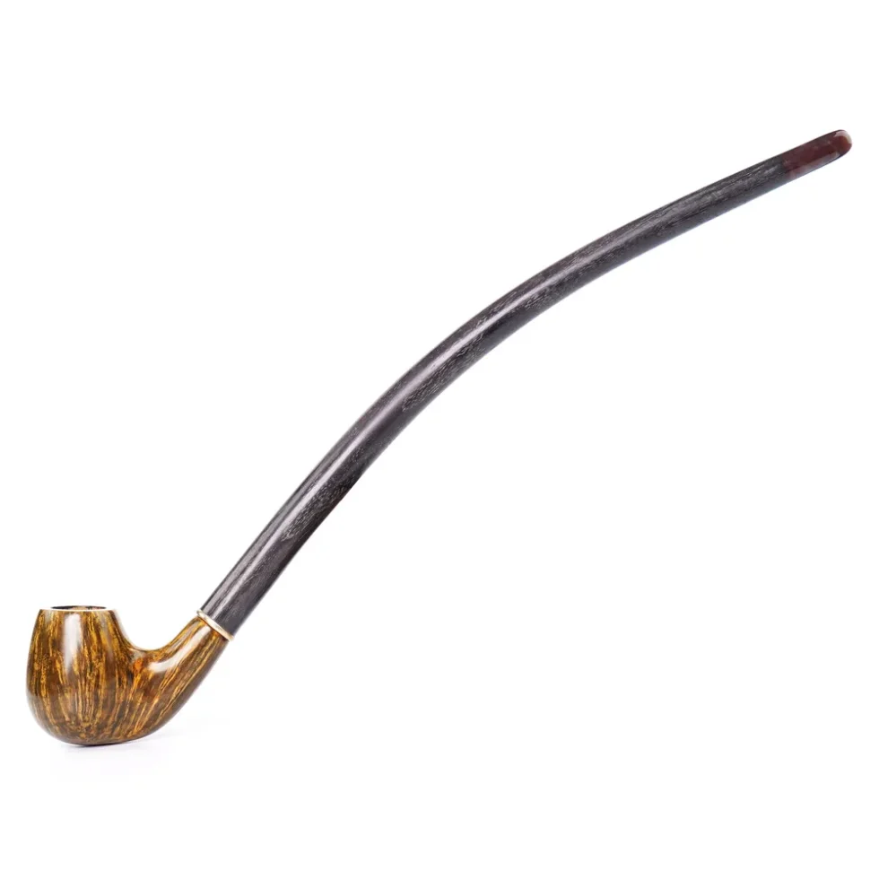 Long Curved Smoking Pipe