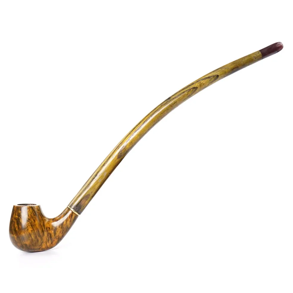 Long Curved Smoking Pipe