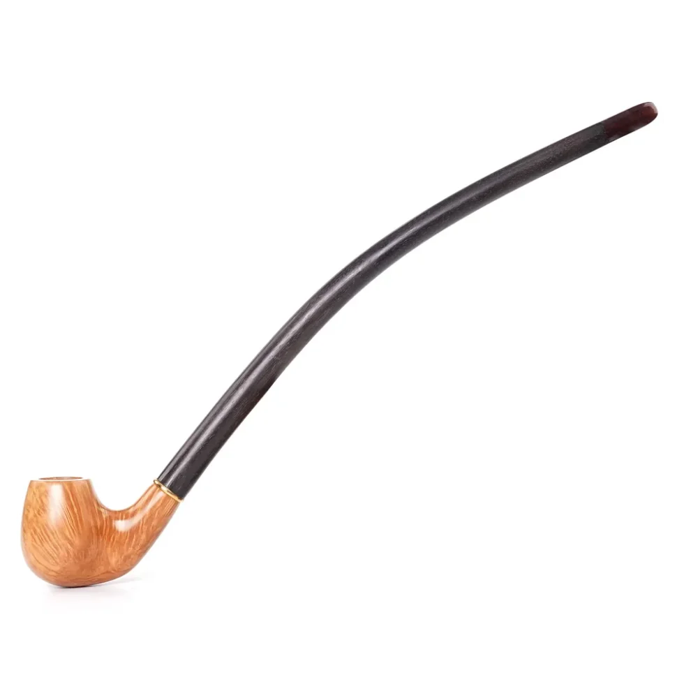 Long Curved Smoking Pipe