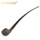 Black Engraved Handmade Churchwarden Pipe