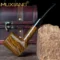 High-End Briar Wood Poker Tobacco Pipe