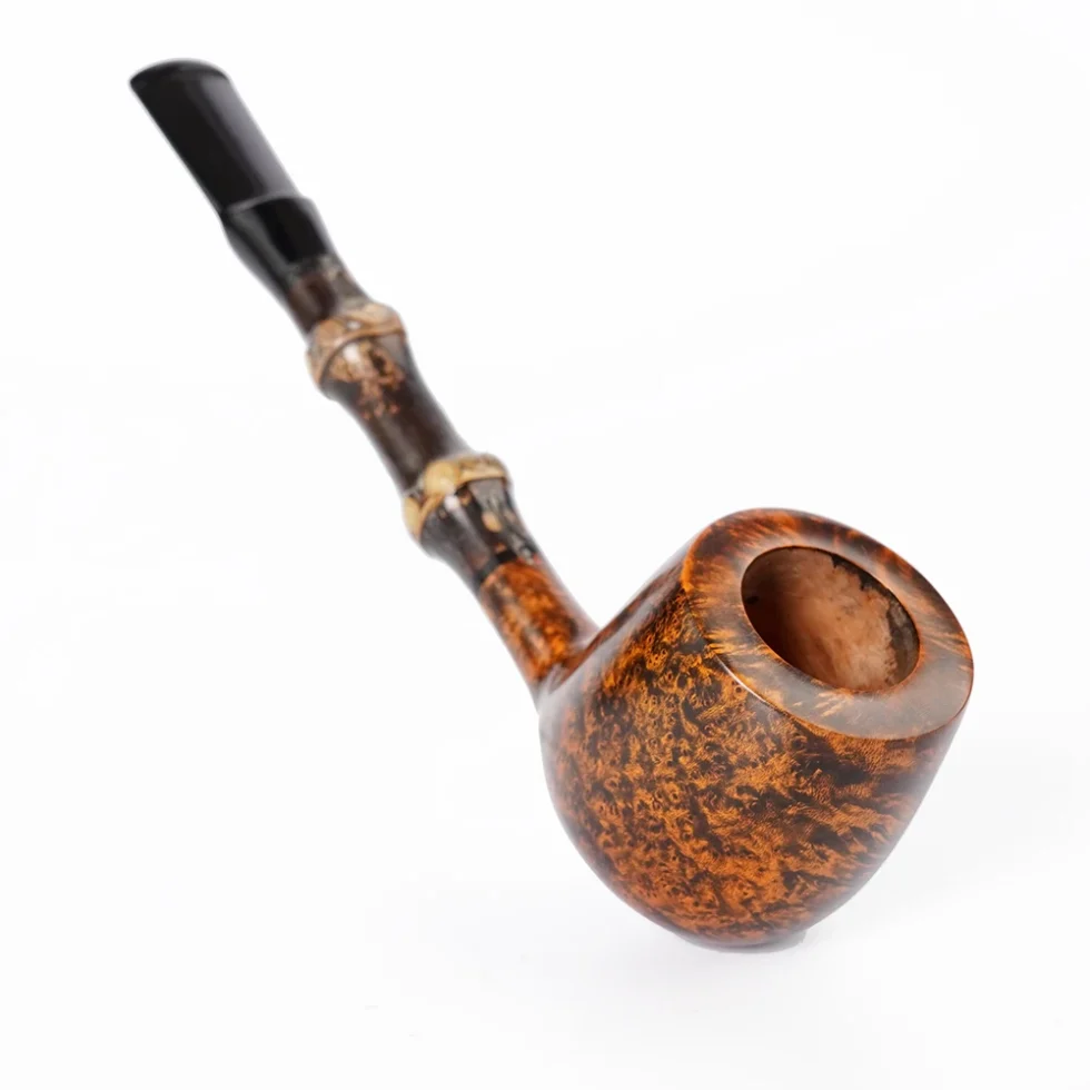 Bamboo Stem Briar Pipe