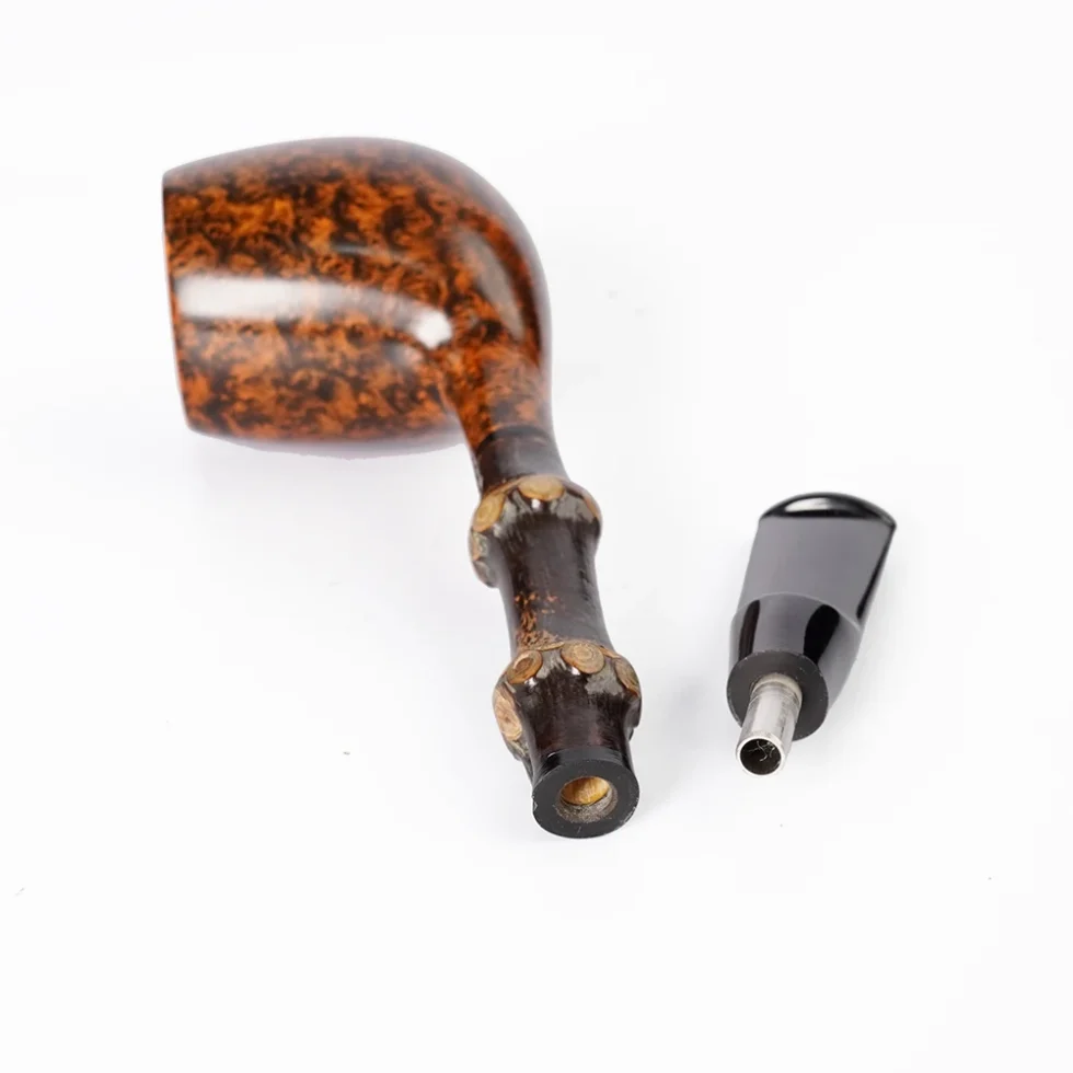 Bamboo Stem Briar Pipe