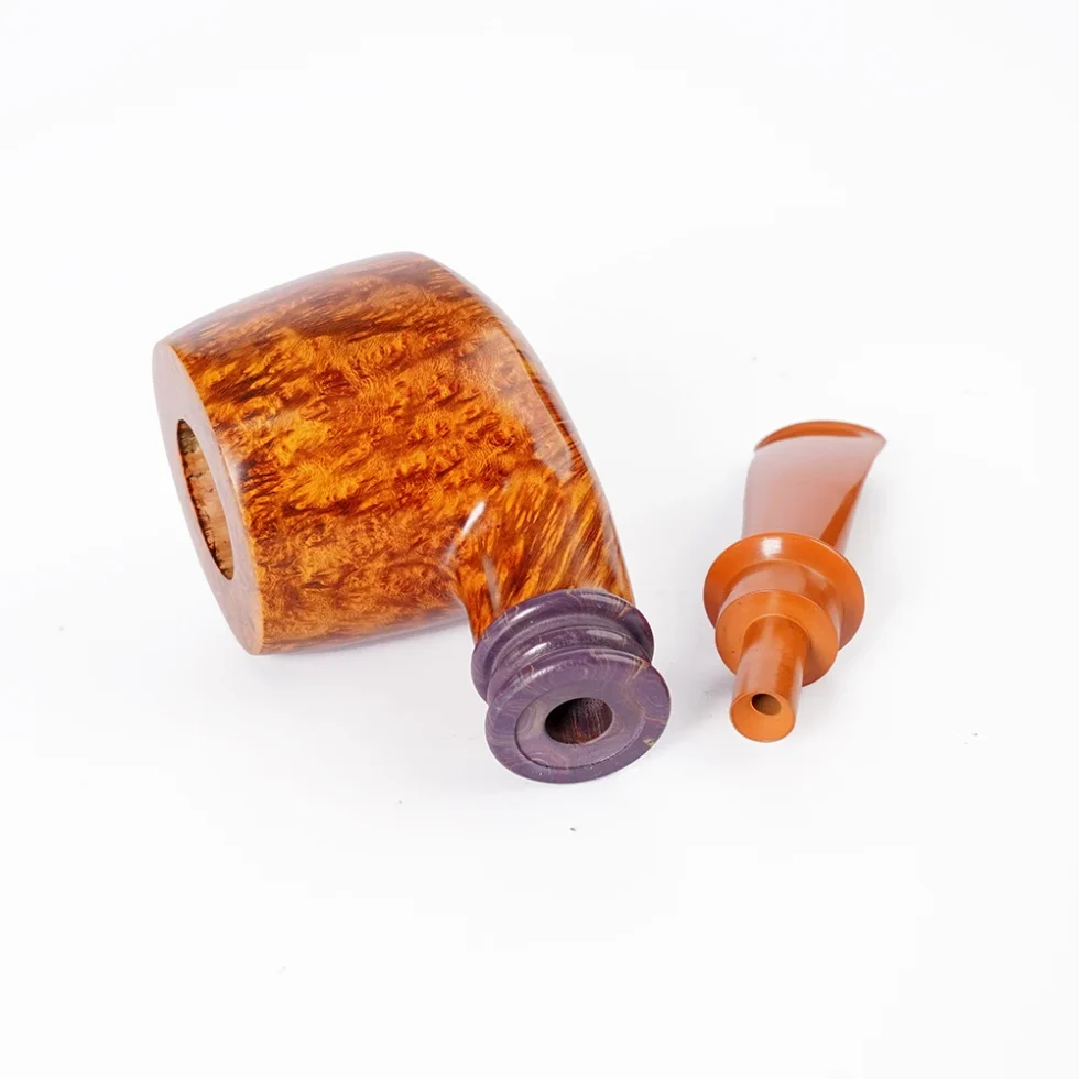 Handmade Thick Wall Briar Tomato Pipe