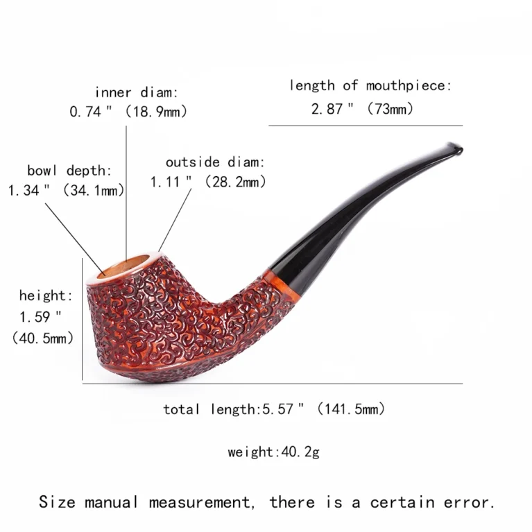 briar-carved pipe