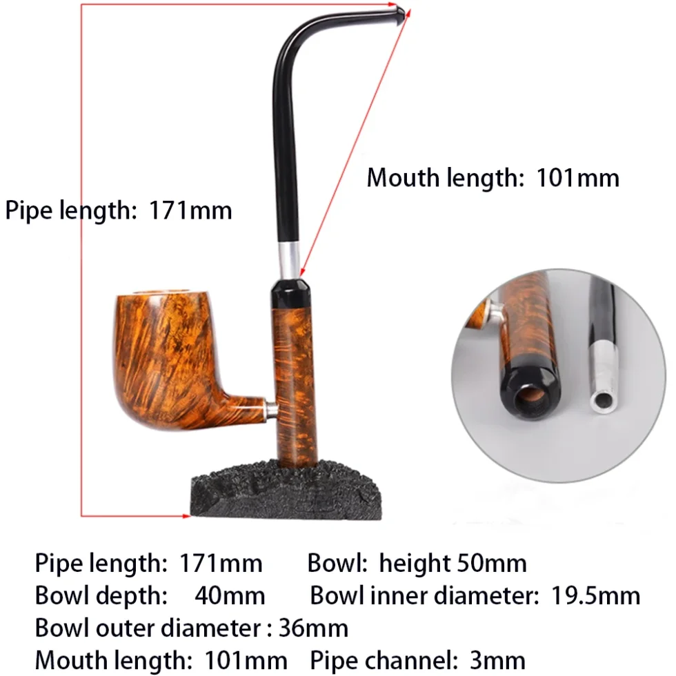 Handmade Briar Cavalier Pipe