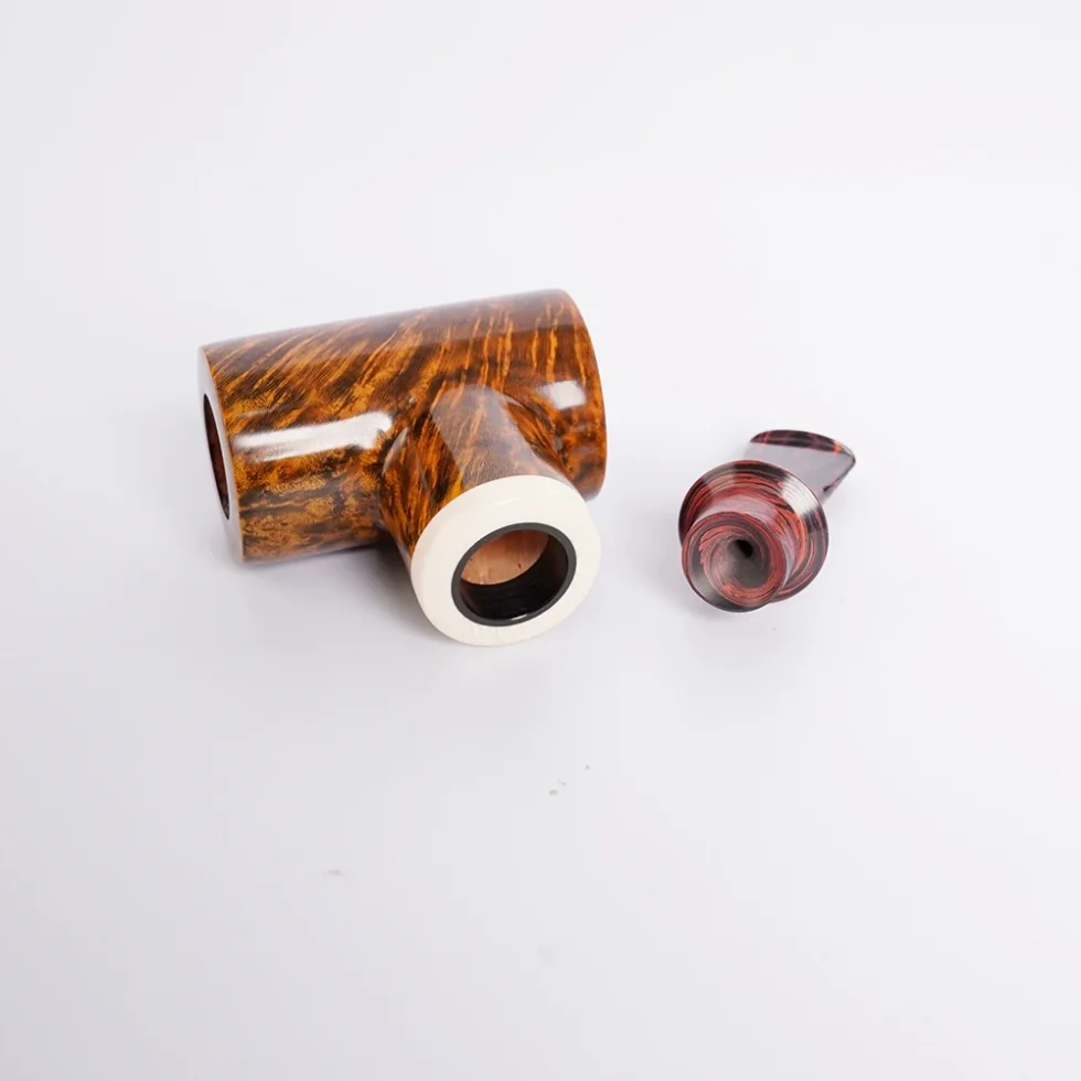 Short Stem Sherlock Briar Hammer Pipe