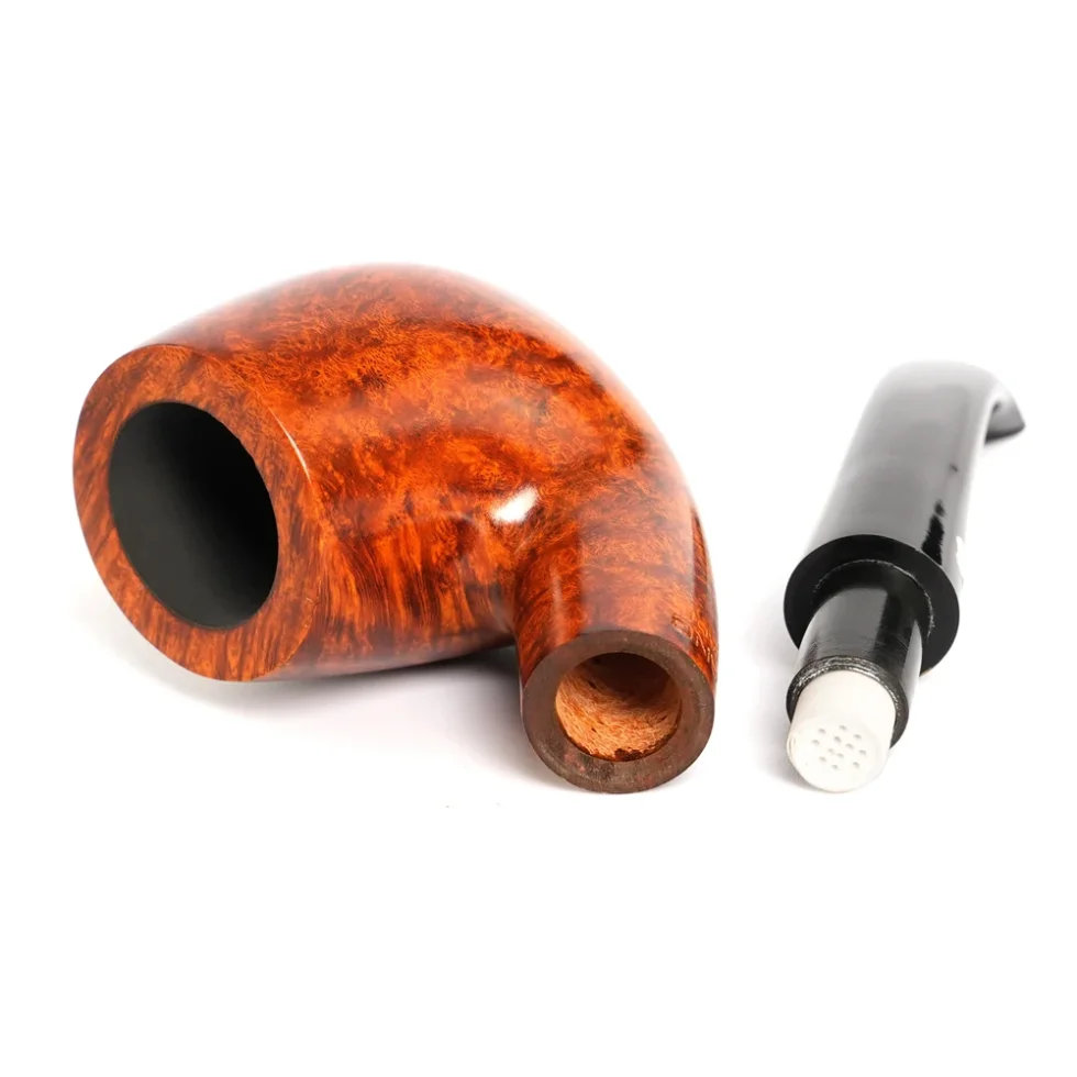 Rustic Finish Wooden Sherlock Pipe