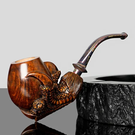 Hand-Carved Dragon Claw Egg Pipe