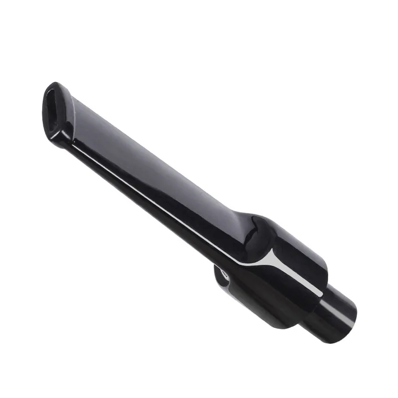 Black Acrylic Mouthpieces Pipe Stems