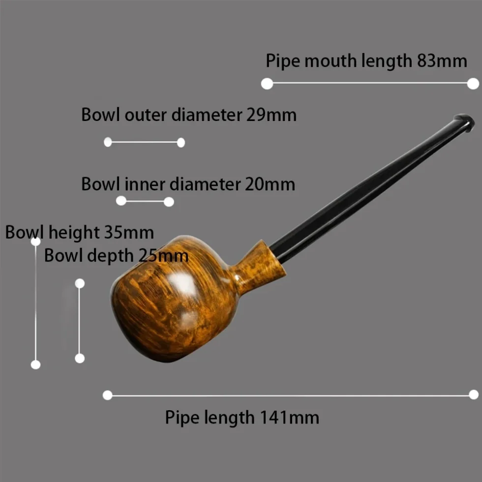 apple wood pipe