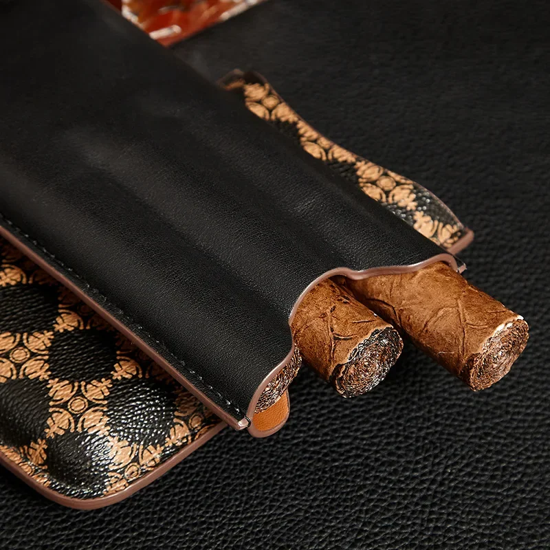 personalized Leather Cigar Case