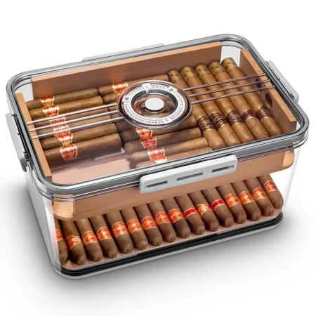 Plastic Cigar Box Humidor