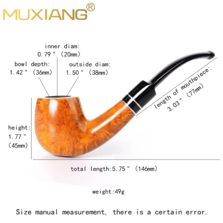 Mini Briar Wood Sherlock Holmes Pipe