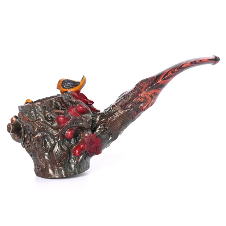 Imported Carved Briar Pipe