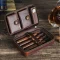 Handmade Leather Cigar Travel Case with Accessories