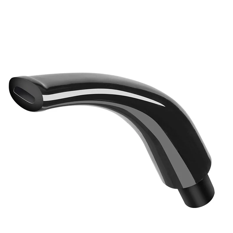 Black Acrylic Mouthpieces Pipe Stems