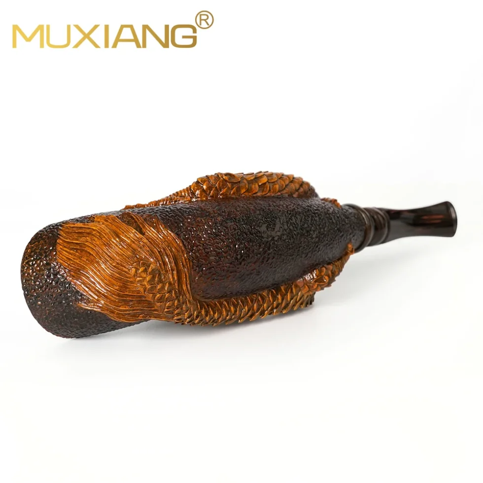 Hand-Carved Dragon Tobacco Pipe