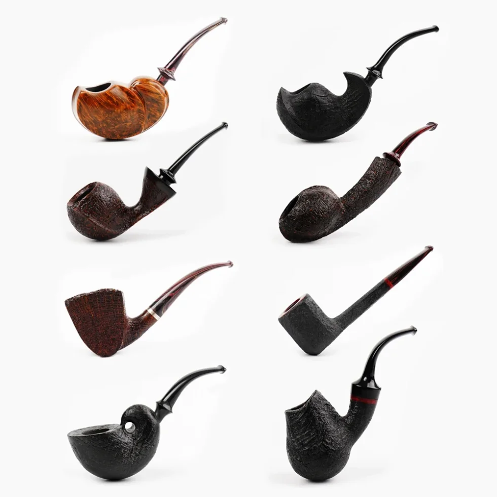 Solid Wood Pipe Tobacco Pipe