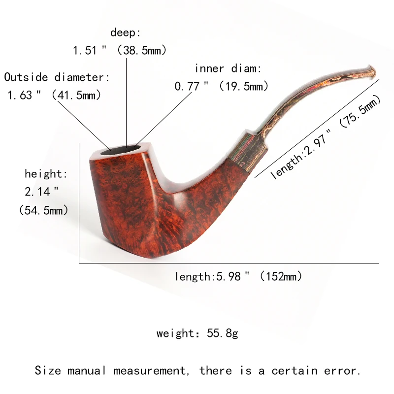 Handmade Briar Wood Pipe Wholesale