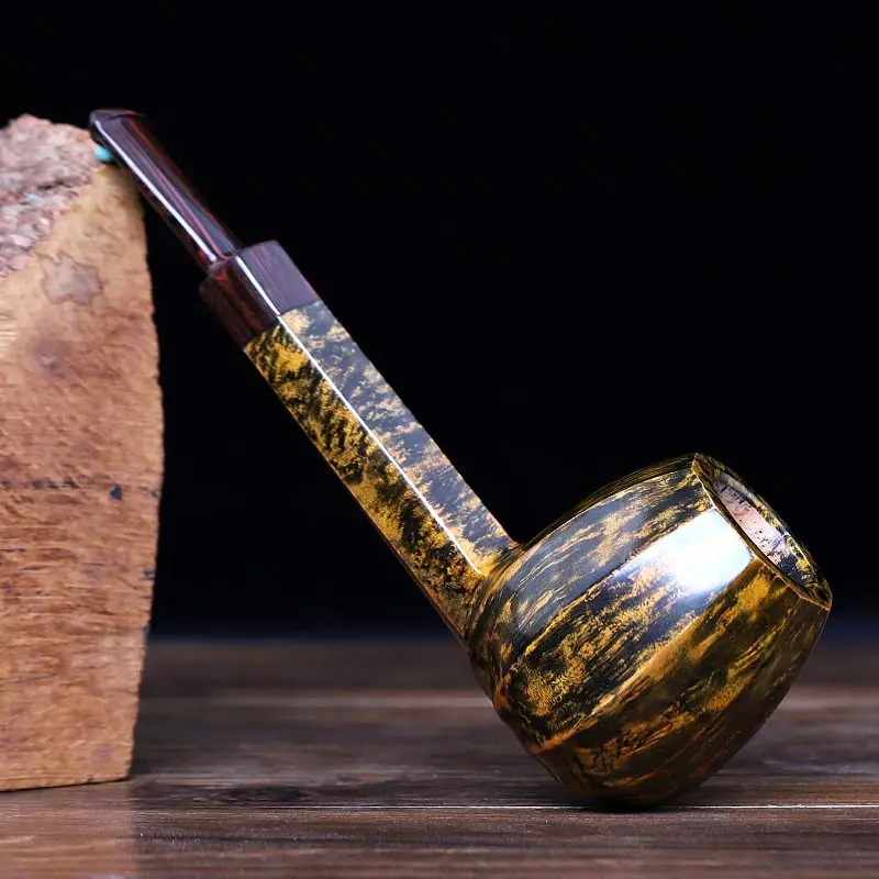 Handmade Briar Wood Smoker's Pipe