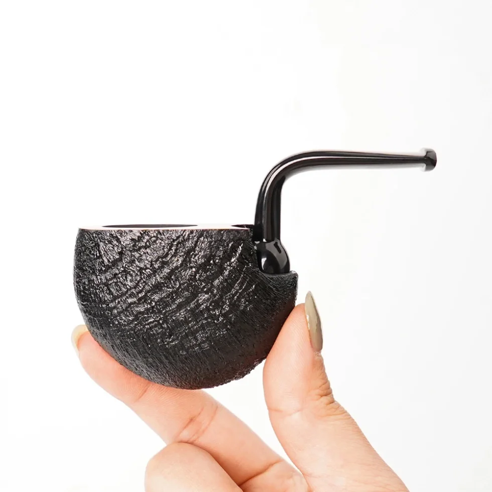 Black Sandblasted Pocket Pipe