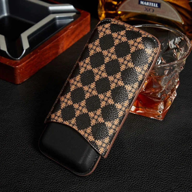 personalized Leather Cigar Case