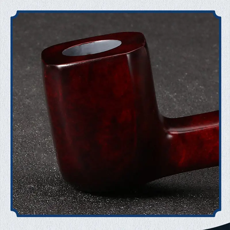Smooth Wooden Straight Smoking Pipes