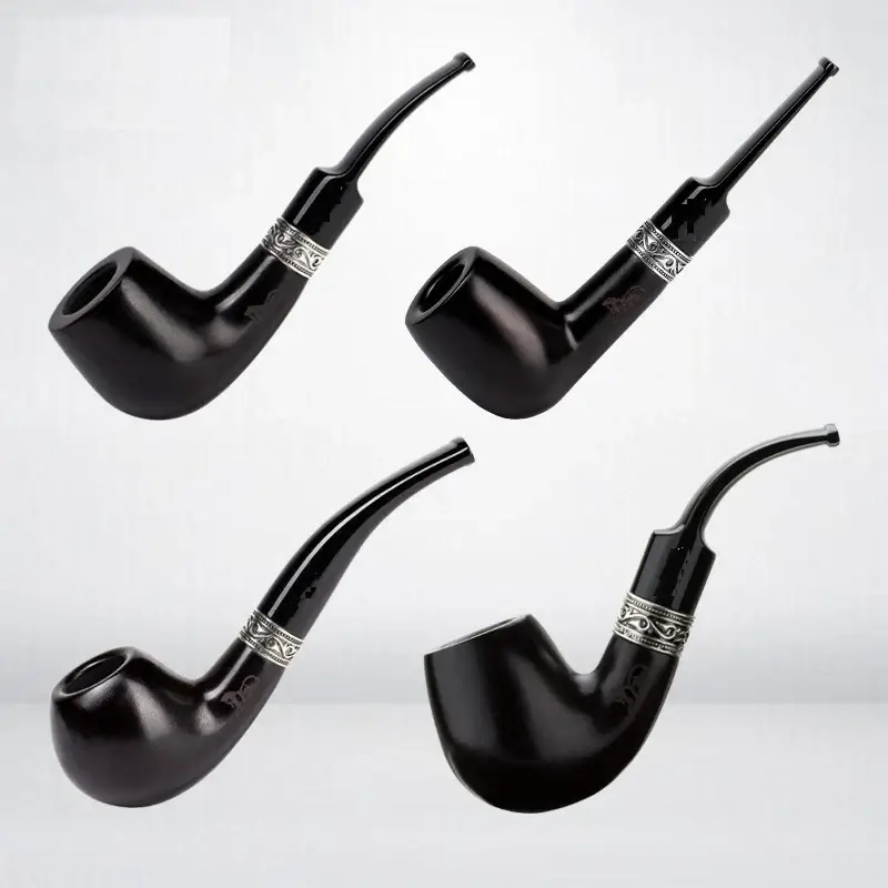 Handmade Ebony Wood Pipe