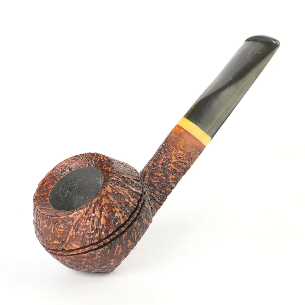 Sandblasted Straight Bulldog Pipe