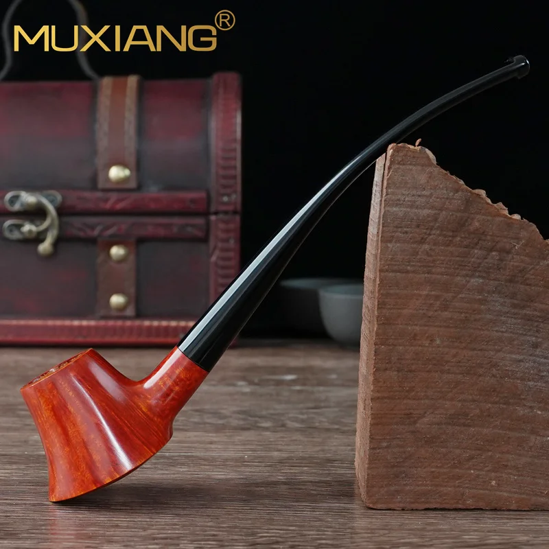 classic volcanic long handled tobacco pipe