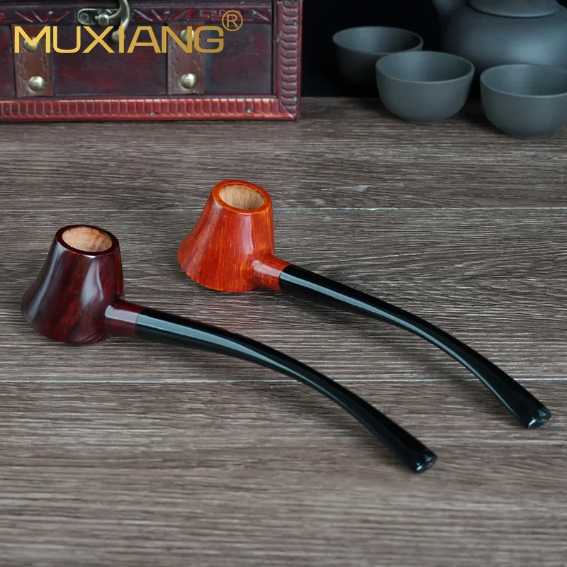 classic volcanic long handled tobacco pipe