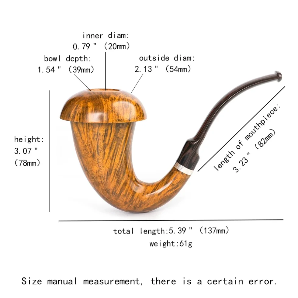 Sherlock Holmes Briar Wood Gourd Calabash Pipe