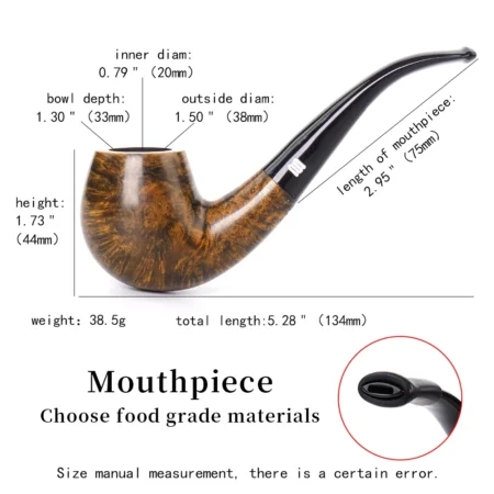 Classic Briar Sherlock Holmes Pipe