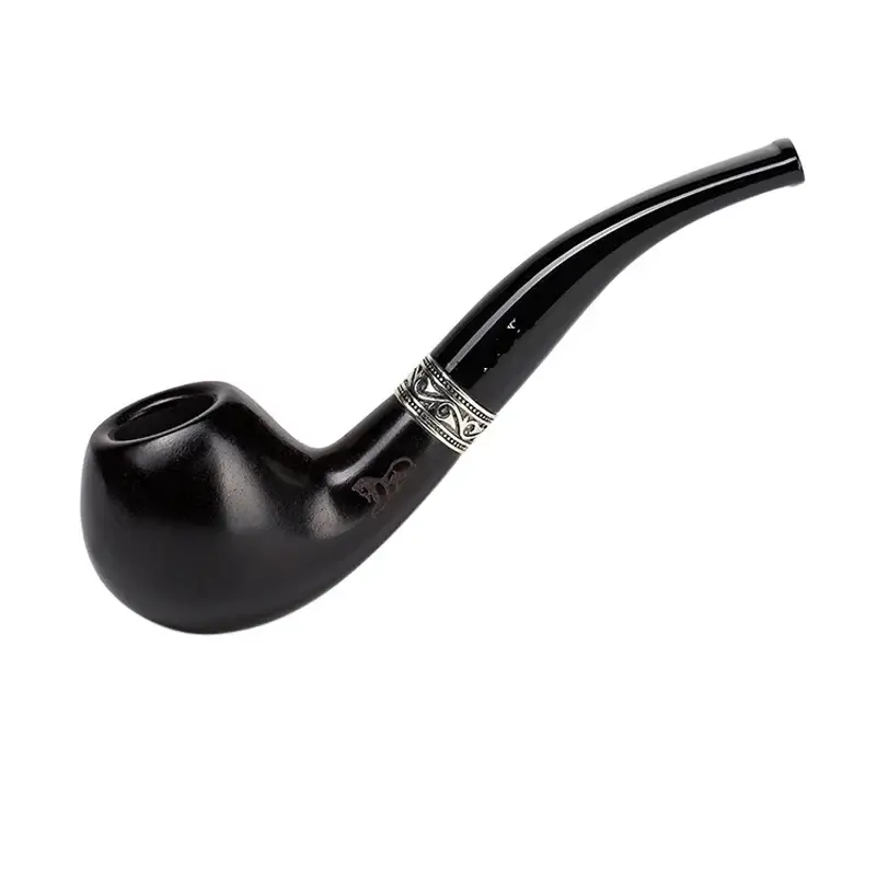 Men Ebony Wood Pipe