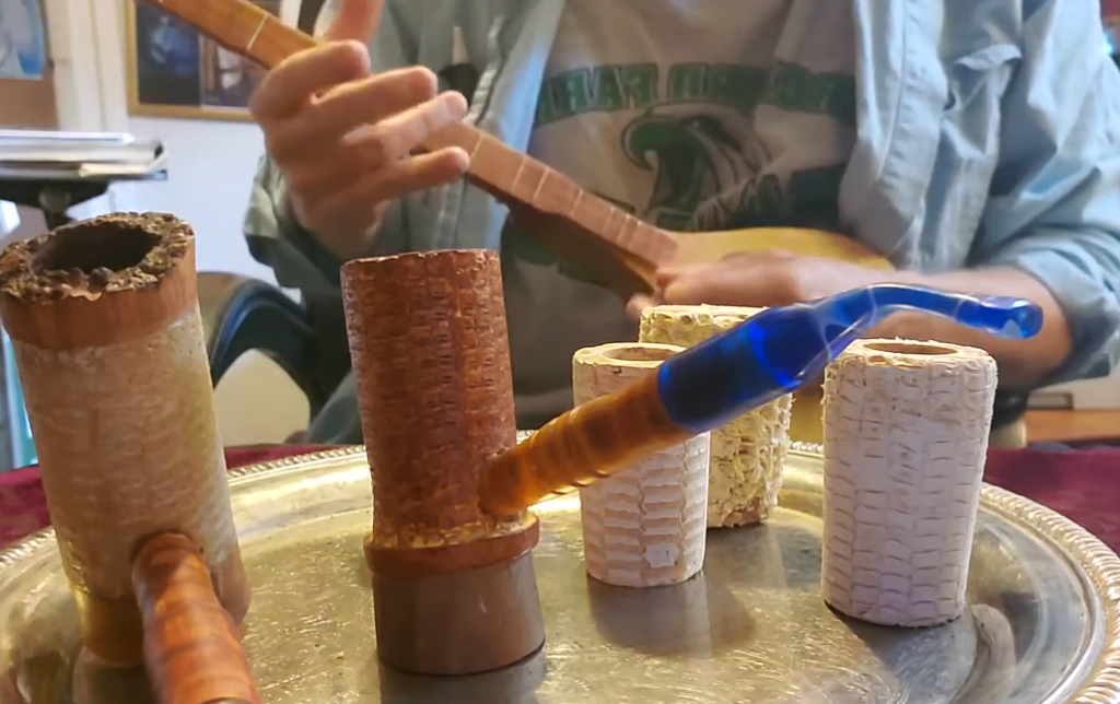 how to make a corn cob pipe