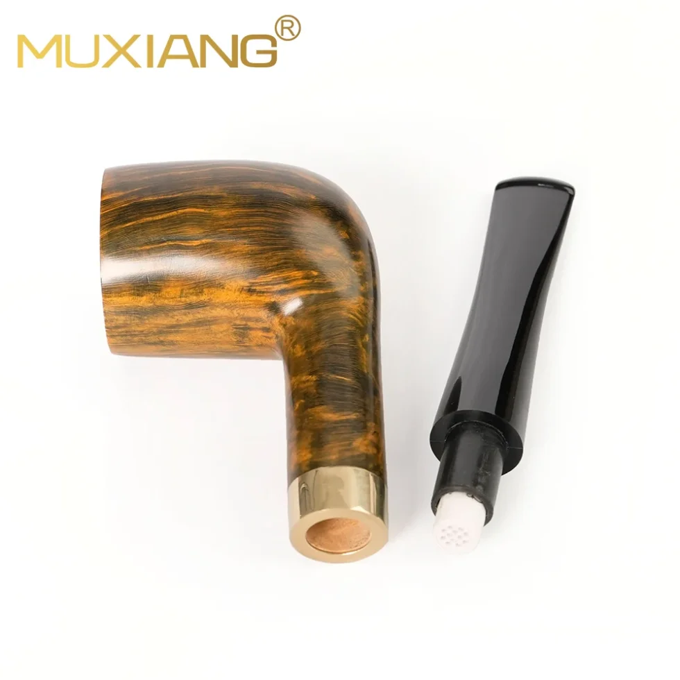 Straight Handle Billiard Tobacco Pipe