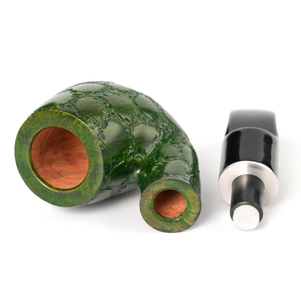 Best green handmade tobacco pipe