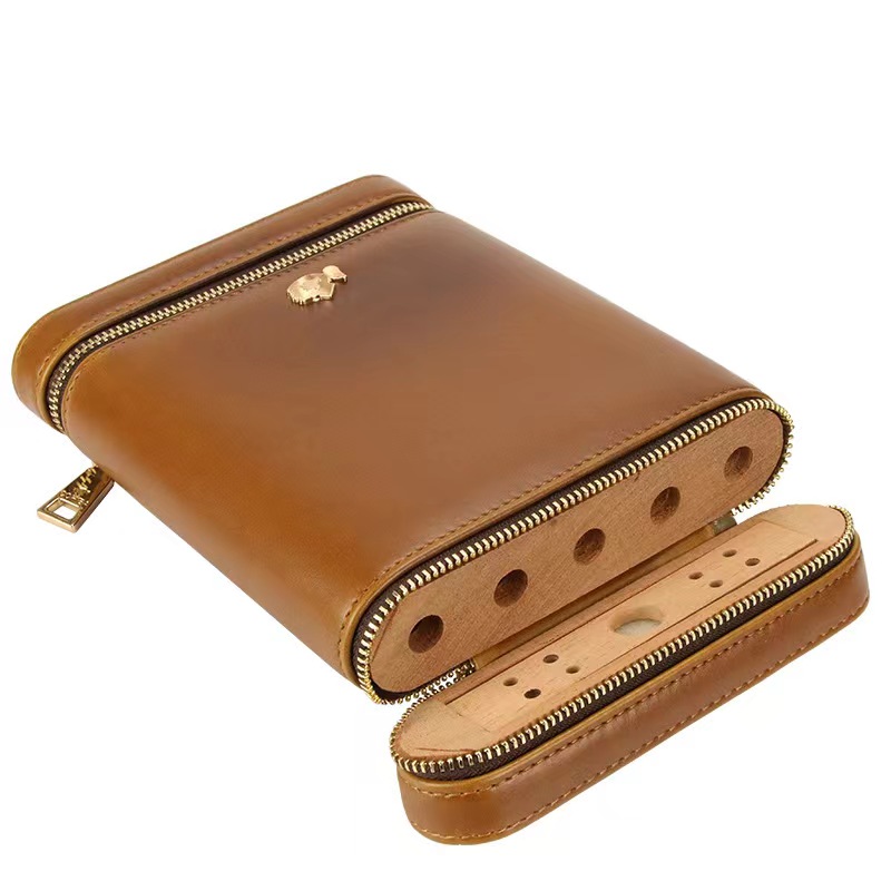 Five-Pack Portable Cigar Case