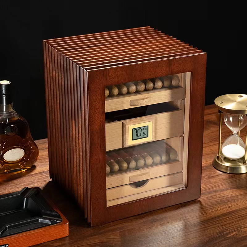 Wooden Cigar Storage Cabinet