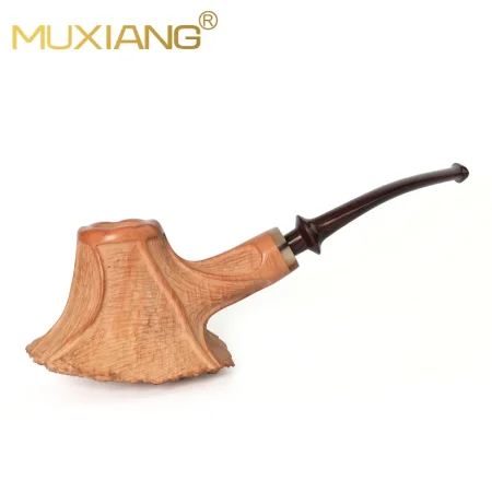 Original Wood Color Briar Volcano Pipe